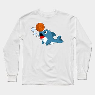 Dolphin Basketball player Basketball Long Sleeve T-Shirt